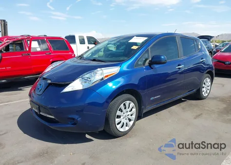 2017 Nissan Leaf S z USA, uszkodzony, nr VIN 1N4BZ0CPXHC311717